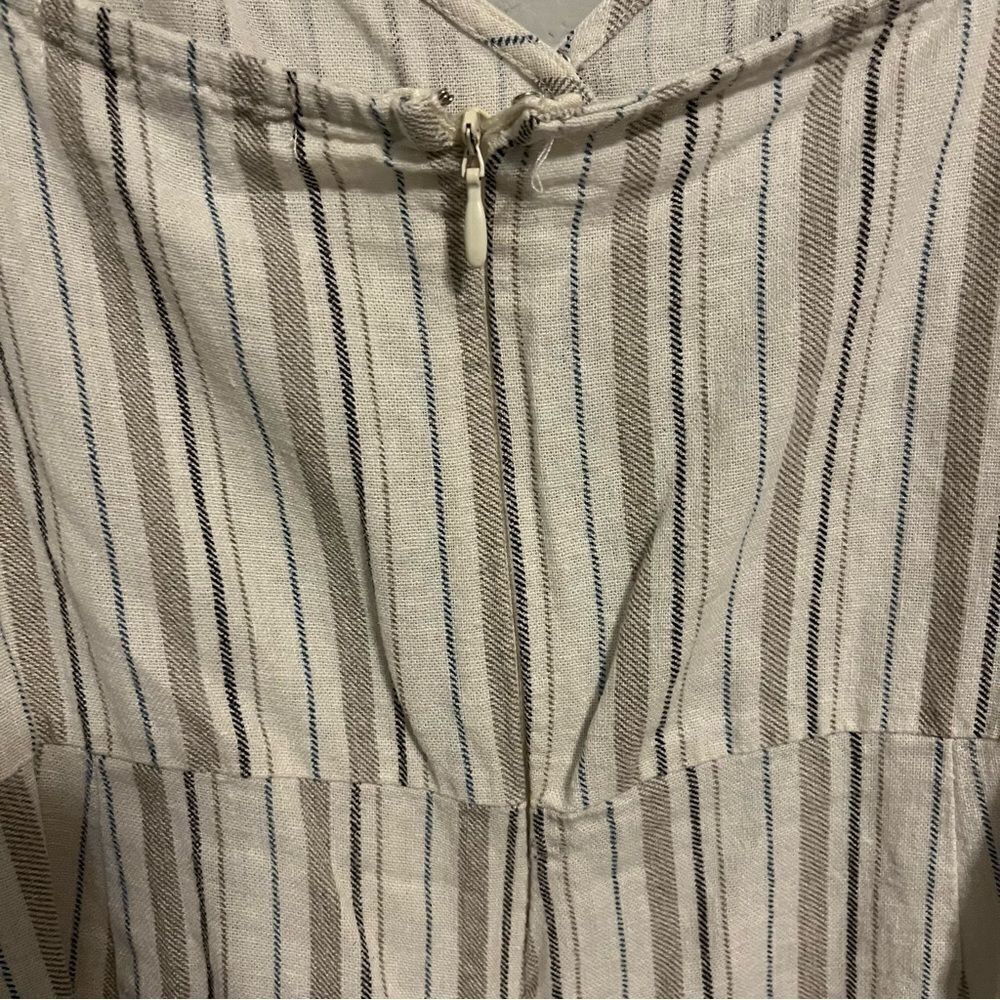Gianni Bini Tan Striped Romper - Picture 9 of 11